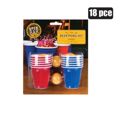 Drinking Game - Beer Pong 18 pce