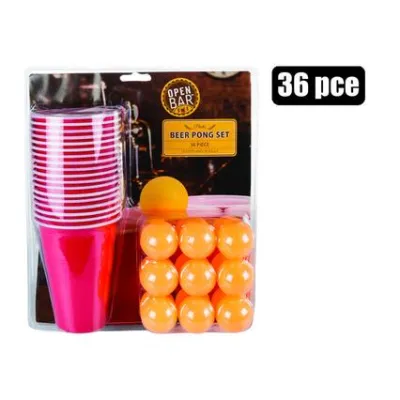 Drinking Game - Beer Pong 36 Pce